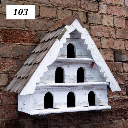 Small Hole Tiered Birdhouse 3 Tier