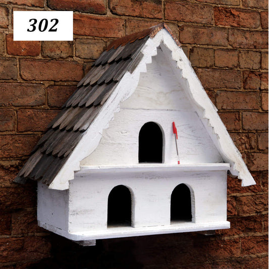 Large Hole Tiered Birdhouse 2 Tier