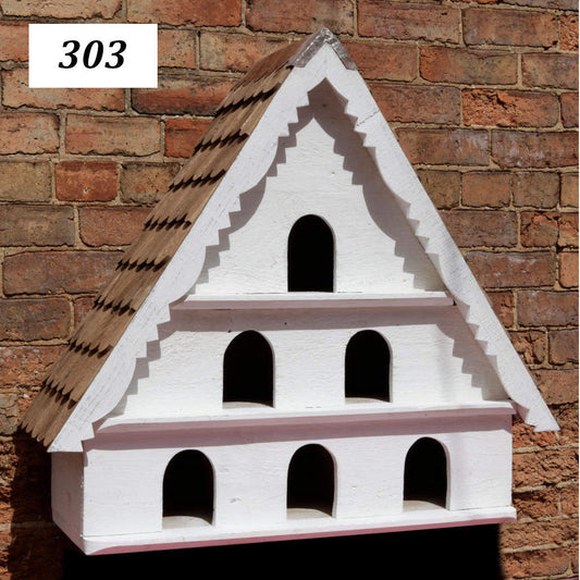 Large Hole Tiered Birdhouse 3 Tier