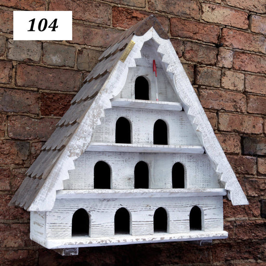 Small Hole Tiered Birdhouse 4 Tier
